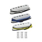 Set micrófonos single coil alnico 5 escalonados marca FLEOR