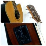 Guitarra electroacústica Smiger cuerdas de Acero M-410-41 con pequeño detalle estético. - Imagen 3