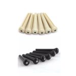 Pines traba cuerda blancos o negros 6 unidades