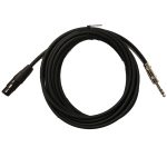 Cable cannon XLR H a Plug 1/4 balanceado de 10 metros
