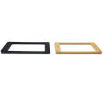 Marco humbucker plano recto negro o crema