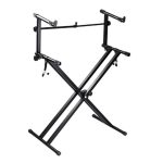 Soporte de teclado doble