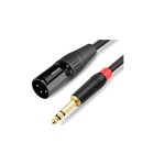Cable cannon XLR M a Plug 1/4 balanceado de 2 metros