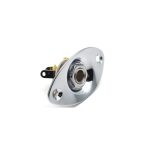 Conector jack con tapa ovalada Tipo TL plateada