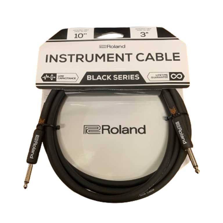 Cable 1/4 plug Roland RIC-B10 black series de 3 metros – Crossroad