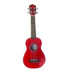 Ukelele Naneki Soprano con funda Rojo