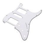 Pickguard Tipo ST HSH Blanco