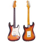 Guitarra Eléctrica Vintage V6 ICON Distressed Sunburst - Imagen 2