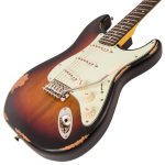 Guitarra Eléctrica Vintage V6 ICON Distressed Sunburst - Imagen 3