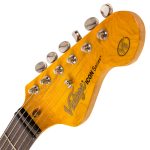 Guitarra Eléctrica Vintage V6 ICON Distressed Sunburst - Imagen 7