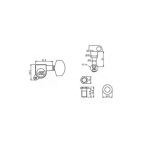 Clavijas Wilkinson WJ-07 guitarra eléctrica 6 en linea - Imagen 2