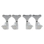 Clavijas de bajo 2+2 Plateadas