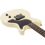 Guitarra Eléctrica Vintage V130 ReIssued Double Cut Vintage White - Imagen 3