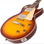 Guitarra Eléctrica Vintage V100 ReIssued Flamed Iced Tea - Imagen 2