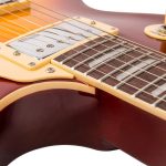 Guitarra Eléctrica Vintage V100 ReIssued Flamed Iced Tea - Imagen 5