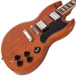 Guitarra Eléctrica Vintage VS6 ReIssued Natural Mahogany - Imagen 2