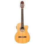 Guitarra electroacústica Stagg cuerdas de Nylon SCL70TCE Natural CW